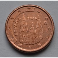 Испания, 1 евроцент 2006 г.