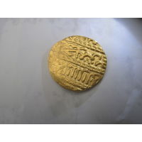 Aрабская империя крайне редкая золотая монета  Мамлюк-Оттоманский период Burji-Mamluk-Jaqmaq AH842-857 AD 1438-1452 года