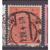 Германия Веймарская республика Служебная марка 1920 год  лот 13