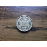 Марокко 10 франков 1951