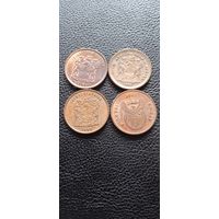 ЮАР 1 цент 1994, 1996, 1998, 2001 г.в.