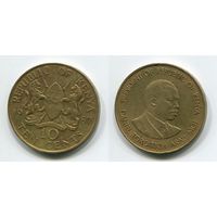 Кения. 10 центов (1987)