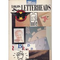 Logos Letterheads Логотипы Фирменный стиль 1998 книга альбом на анг яз формат около А4 80 стр