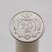 Австро-Венгрия 20 геллеров 1895 (чеканка для Австрии)