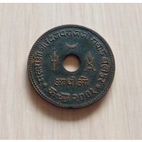 Индия, штат Кач 1 адхио (1/2 кори) 1944 г. #10108