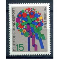 Германия (ФРГ) - 1965г. - 75-летие Дня Труда - полная серия, MNH [Mi 475] - 1 марка