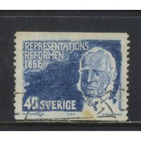 Швеция 1966 100 летие барона Луйе де Гер - автор реформы двухпалатного парламента #553А