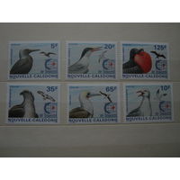 Марки - Новая Каледония птицы фауна