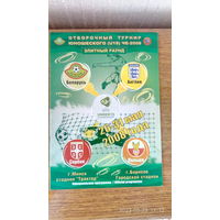 2008.05.26-31. Отборочный групповой турнир элитного раунда Чемпионата Европы U19. Беларусь.