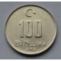 Турция, 100000 лир 2003 г.