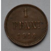 Финляндия 1 пенни, 1914 г.