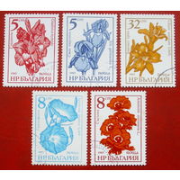 Болгария. Цветы. ( 5 марок ) 1985 года. 11-11.