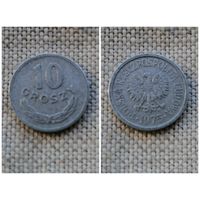 Польша 10 грошей 1975