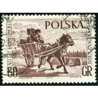 День почтовой марки Польша 1961 год 1 марка