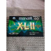 Кассета maxell XL II 60. с блока