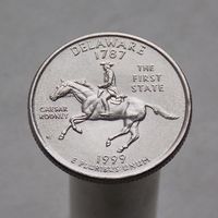 США 25 центов 1999 P Делавэр