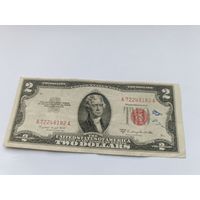 2 доллара США 1953 B. А 722 48 182 А.