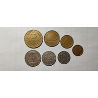 Погодовка монет СССР 1+3+5+10+15+20 копеек 1953 года. Смотрите также другие мои лоты