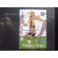 Бельгия 2011 Волейбол, марка из блока Михель-2,2 евро гаш