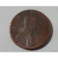 1 цент США 1989 г.в.