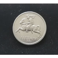 1 цент 1991 Литва #03