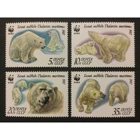 Белые медведи. СССР,1987, серия 4 марки