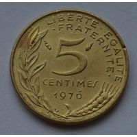 Франция, 5 сантимов 1976 г.
