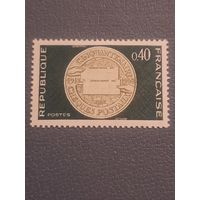 Франция 1968. 50 лет службе почтовых чеков. Полная серия