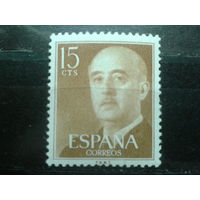 Испания 1955 Генерал Франко** 15 с