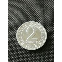Австрия 2 гроша, 1974