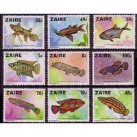 1978 Заир 548-556 Морская фауна 13,00 евро