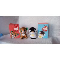 Коллекционные игрушки из Макдональдс, 2022г, Тигр Тиггс и пингвин Понго
