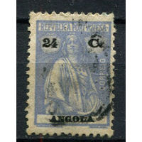 Португальские колонии - Ангола - 1923/1926 - Жница 24С - [Mi.213Cx] - 1 марка. Гашеная.  (Лот 97AZ)