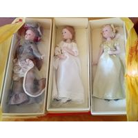 Куклы фарфоровые новые, примерно 2018г выпуска. 60 шт, цена за все
