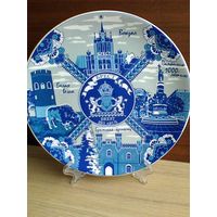 Сувенирная тарелка "БРЕСТ - Беларусь" - Размер 20 см.