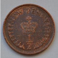 Великобритания 1/2  пенни, 1980 г.