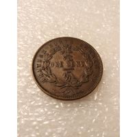 Британское Северное Борнео 1 цент 1889 г. #40505