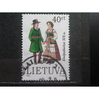 Литва 1996 Народная одежда