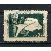 Бразилия - 1959 - 25-летие г. Лондрина - [Mi. 962] - полная серия - 1 марка. Гашеная.  (Лот 108CF)