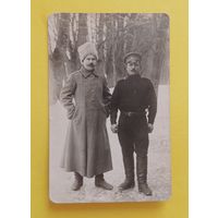 Фото кабинет-портрет "Два офицера. РИ", до 1917 г.
