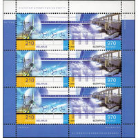 Возобновляемые источники энергии Беларусь 2006 год (673-674) серия из 2-х марок в малом листе