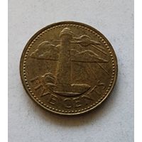 Барбадос 5 центов, 1996