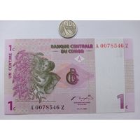 Werty71 Конго 1 сантим 1997 банкнота