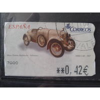 Испания 2003 Автоматная марка Амилкар 1927 г. 0,42 евро Михель-2,0 евро гаш