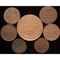 Медные монеты 1734-1866. Одним лотом!