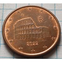Италия 5 евроцентов, 2022     ( 2-7-6 )
