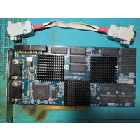 3dfx Voodoo 2 12 Mb 110 MHz PixelView рабочий с радиаторами