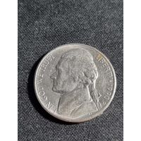 США 5 центов 1990  D
