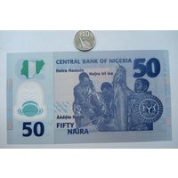 Werty71 Нигерия 50 Найра 2022 UNC банкнота рыба