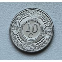 Нидерландские Антильские острова 10 центов, 1992  4-4-31